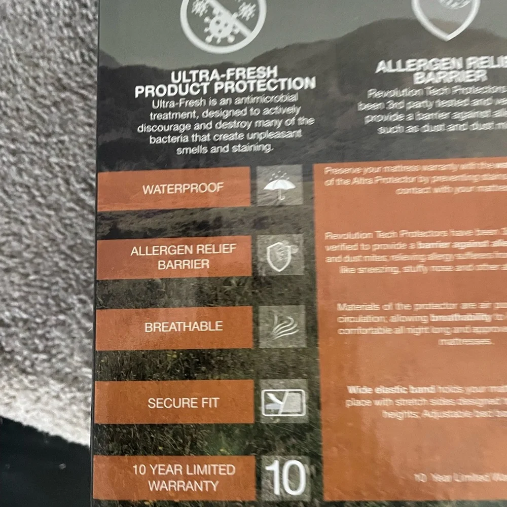 Mattress protection new in original pack